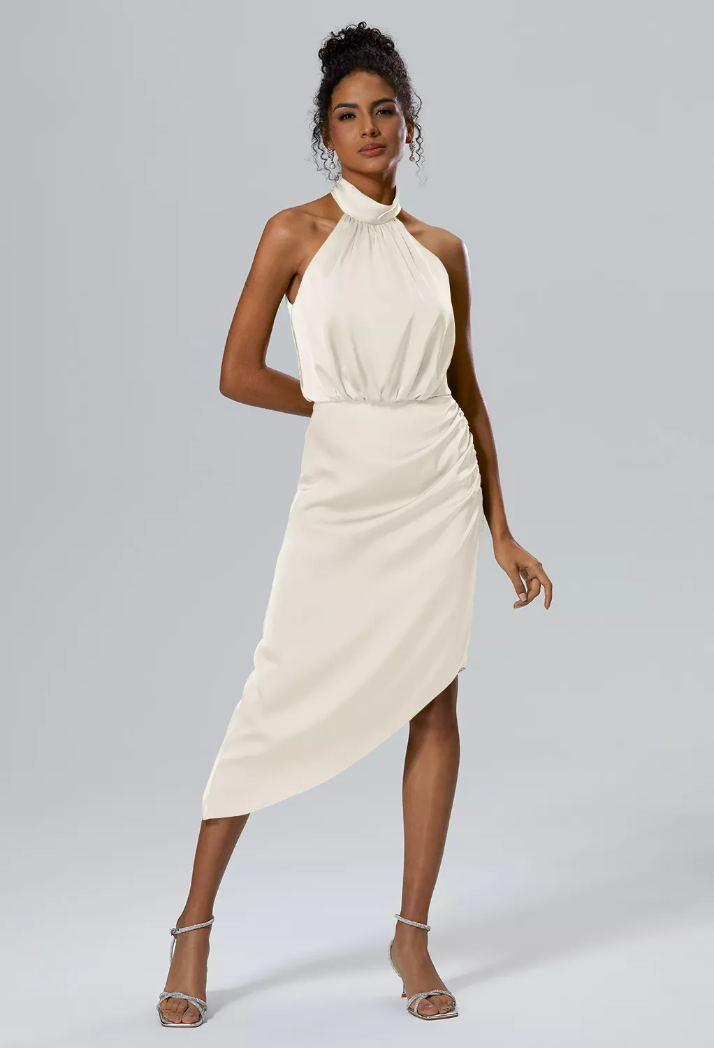 AW Ulrica Ivory  Cocktail Wedding Guest Dresses